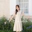 Dear Darling Midi Dress - สีครีม
