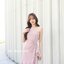 Ashley One - Shoulder Dress - สีชมพู [Made by Pastel Time]