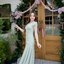 Petal Sway Maxi Dress : สีเขียวมัทฉะ
