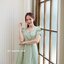 Ella Loveable Dress : สีเขียวมัทฉะ **มีแต่ L**
