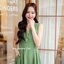 Aubrey Midi Dress : สีเขียว [Made by Pastel Time]