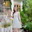 Girlish Floret Dress : ลายช่อดอกไม้ผูกโบว์ [Made by Pastel Time]