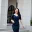 Berenice Dress : สีกรม