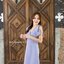 Amy Double Bow Dress - สีฟ้าคราม [Made by Pastel Time]