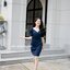 Berenice Dress : สีกรม