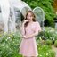 Sassy Flare Dress : สีชมพู