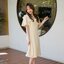 Bellette Bow Shoulder Dress