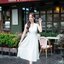 Aubrey Midi Dress : สีขาวออฟไวท์ [Made by Pastel Time]