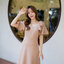 Bellette Bow Shoulder Dress : สีโอวัลติน