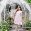 Bow me softly dress : สีชมพู