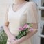 Dear Darling Midi Dress - สีครีม