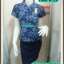 เสื้อหม้อห้อมผ้าพิมพ์ลาย