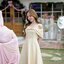 Charming Off-Shoulder Midi Dress : สีครีมเหลือง [Made by Pastel Time]