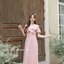 Stella Maxi Dress : สีชมพู