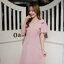 Bellette Bow Shoulder Dress : สีชมพู