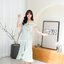 Nella Ruffle Shoulder Dress - สีเขียวมิ้นท์