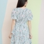 Fornel Chiffon Dress – สีฟ้า