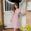 Bellette Bow Shoulder Dress : สีชมพู