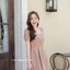 Ella Loveable Dress : สีโอวัลติน **มีแต่ XL**