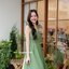 Aubrey Midi Dress : สีเขียว [Made by Pastel Time]