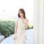 Ashley One - Shoulder Dress – สีครีม [Made by Pastel Time]