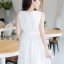 Diva Dazzling Dress – White สีขาว