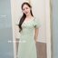 Amber 2in1 Dress : สีเขียวมัทฉะ [Made by Pastel Time]