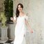 Fancille Drapery Midi Dress - สีขาว