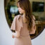 Bellette Bow Shoulder Dress : สีโอวัลติน