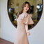 Bellette Bow Shoulder Dress : สีโอวัลติน