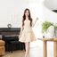 Jannie Dress : สีเบจ [Made by Pastel Time]