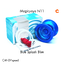 MagicYoyo N11 Weight Ring Red/Silver | By CANDYspeed