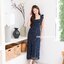 Mini Heart Polka dot Midi Dress
