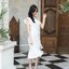 Ashley One - Shoulder Dress – สีขาว
