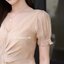 Momiji Midi Dress : สีเบจ [Made by Pastel Time]