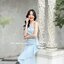 Ashley One - Shoulder Dress – สีเขียวอมเทา