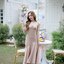 Petal Sway Maxi Dress : สีโอวัลติน