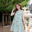 Bow me softly dress : สีเขียว