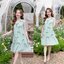 Bow me softly dress : สีเขียว