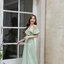 Stella Maxi Dress : สีเขียวมัทฉะ