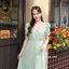 Bestie Button Dress : สีเขียวมัทฉะ