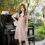 Bellette Bow Shoulder Dress : สีโอวัลติน