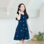 Gypso Embroidery Dress – สีกรม [Made by Pastel Time]
