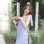 Piper Bow Dress - สีฟ้าคราม [Made by Pastel Time]