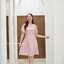 Destiny Puff Dress : สีชมพู [Made by Pastel Time]