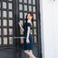 Melany Off-Shoulder Dress - สีกรม**มีแต่XL**