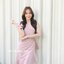 Ashley One - Shoulder Dress - สีชมพู [Made by Pastel Time]