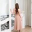 Julia one shoulder maxi dress: สีโอวัลติน