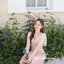 Dear Darling Midi Dress - สีชมพู