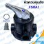 วาล์วหัวถังกรองไฟเบอร์ Multiport valve รุ่นF56A1 (ท่อแกน3/4)( น้ำเข้า-ออก1" ปาก 2.5") หัววาล์วคันโยก พร้อมสแตนเนอร์บน (สำหรับสารกรองคาร์บอน)